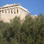 The Parthenon Temple on the Acropolis of Athens