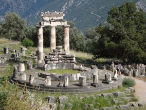 The Temple of Athena at Delphi