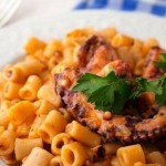 Pasta with octopus