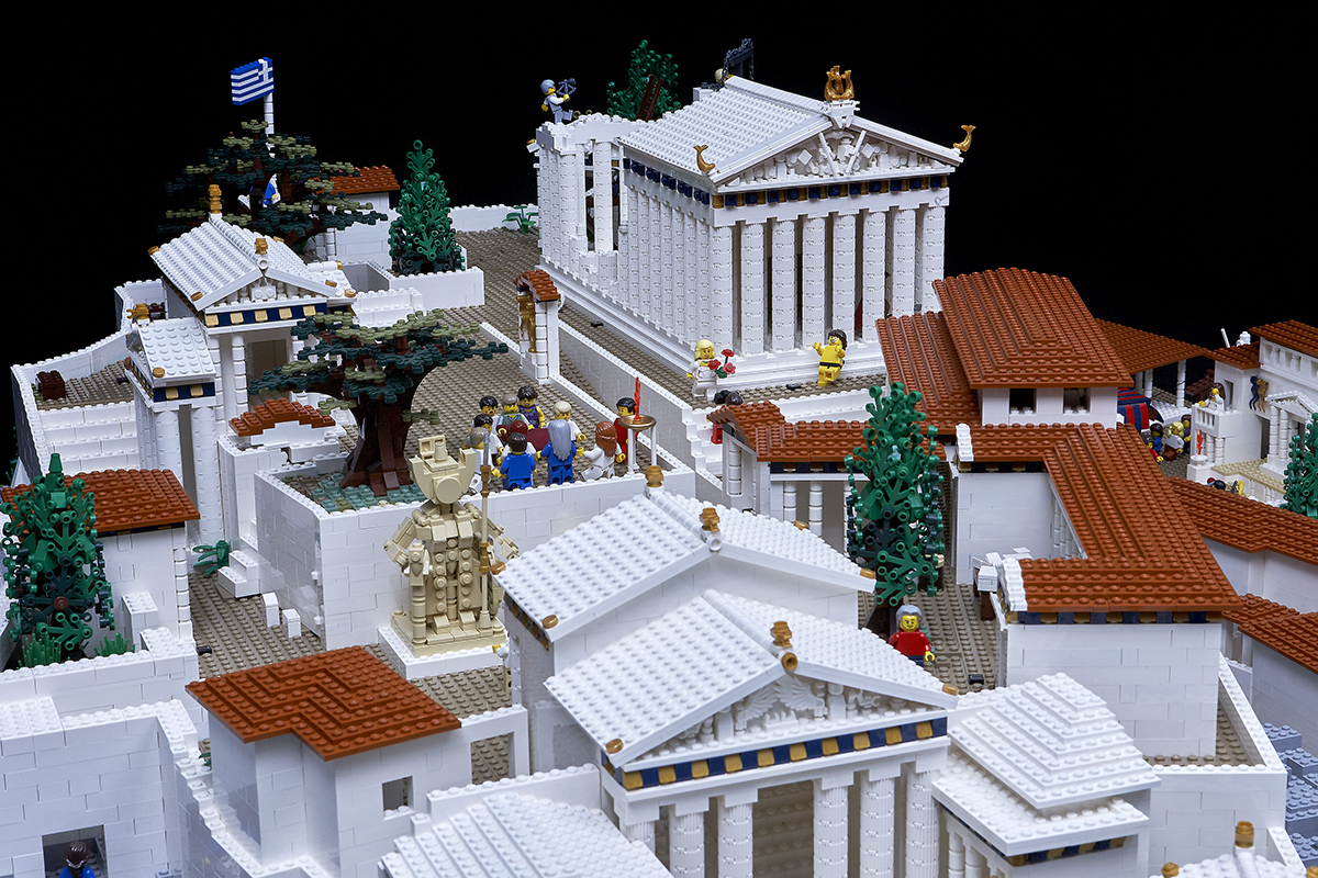Ik geloof vruchten streep LEGO Model Of The Acropolis | Athens Walking Tours Travelogue