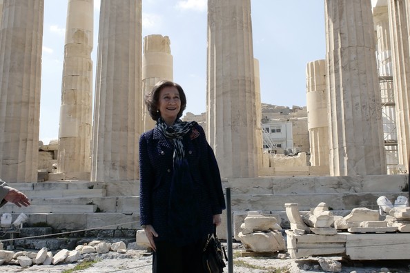 queen sofia in acropolis