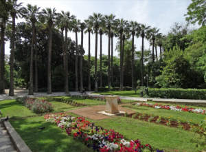 Entering the National Garden from the main entrance (Amalias Ave.)