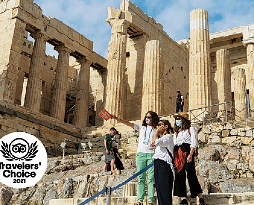 Athens Walking Tours wins its 9th Travelers’ Choice Award by Tripadvisor
